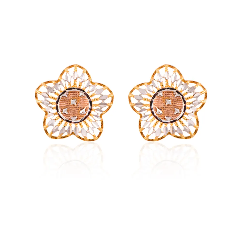 Ladies gold earring