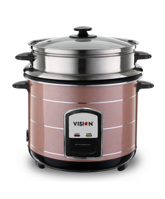 Vision Rice Cooker 3.0 Liter REL-50-05 SS Coffee (Double Pot)