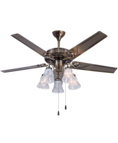 VISION Elite Ceiling  Fan 51'' 5 Blade Decorative