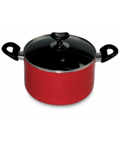 VSN NS Glamour Casserole with Lid (Red) - 24 cm