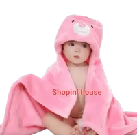 Baby Cap Towel Baby hooded towels, Newborn Baby, Washable, Kids Cap Towel , Bath towels,Velvet Cap Towel Size 29''*27''