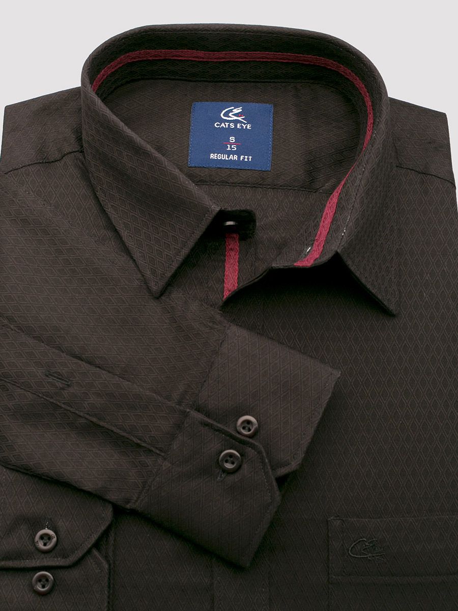 New Stylish & Smart Looking Trendy Cotton Oxford Long Sleeve Casual Shirt For Men By TopFinity