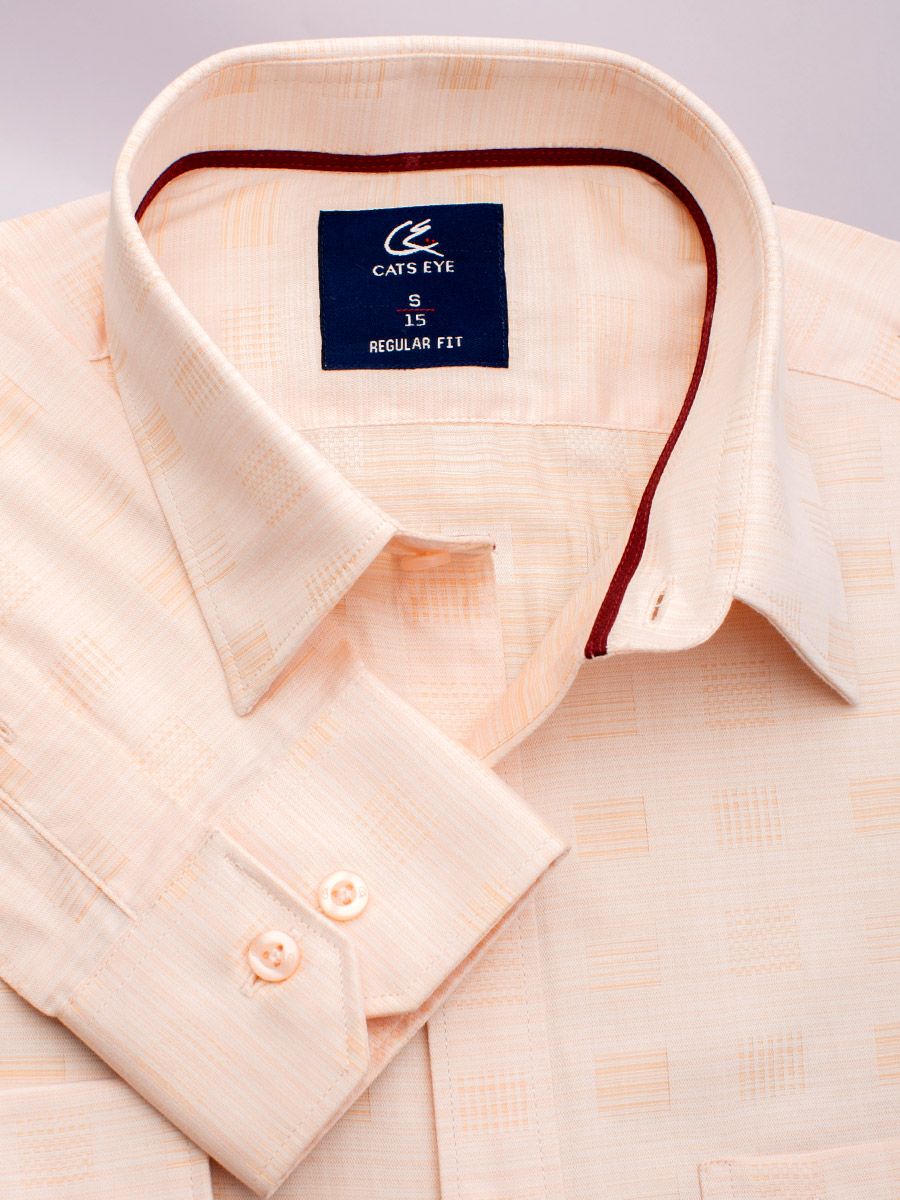 New Stylish & Smart Looking Trendy Cotton Oxford Long Sleeve Casual Shirt For Men By TopFinity