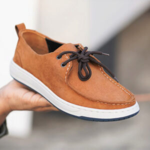 All Match Low-cut Suede Leather Casual Shoe – Brown