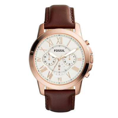 Fossil Grant Analog Cream Dial Men’s Watch